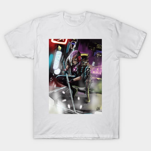 Cyberpunk T-Shirt by MikeKevan